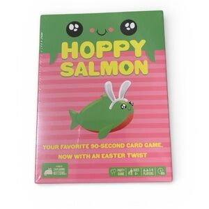 Hoppy Salmon Easter Edition card game Fast-Paced Family fun by Exploding Kittens